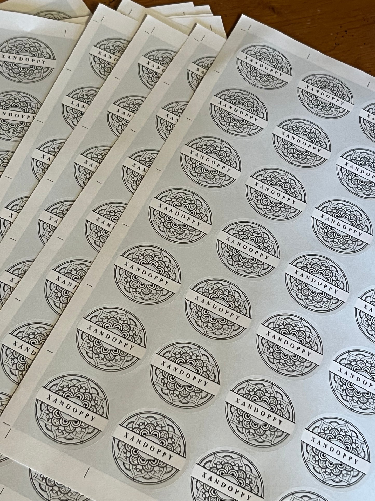 Sheet of Xandoppy Stickers