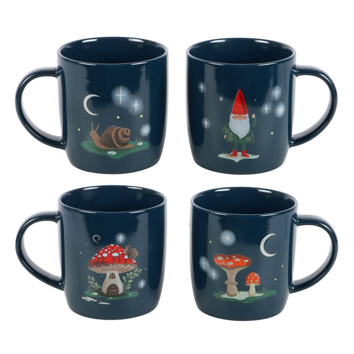 Set of 4 Gnome Sweet Gnome Mug Set