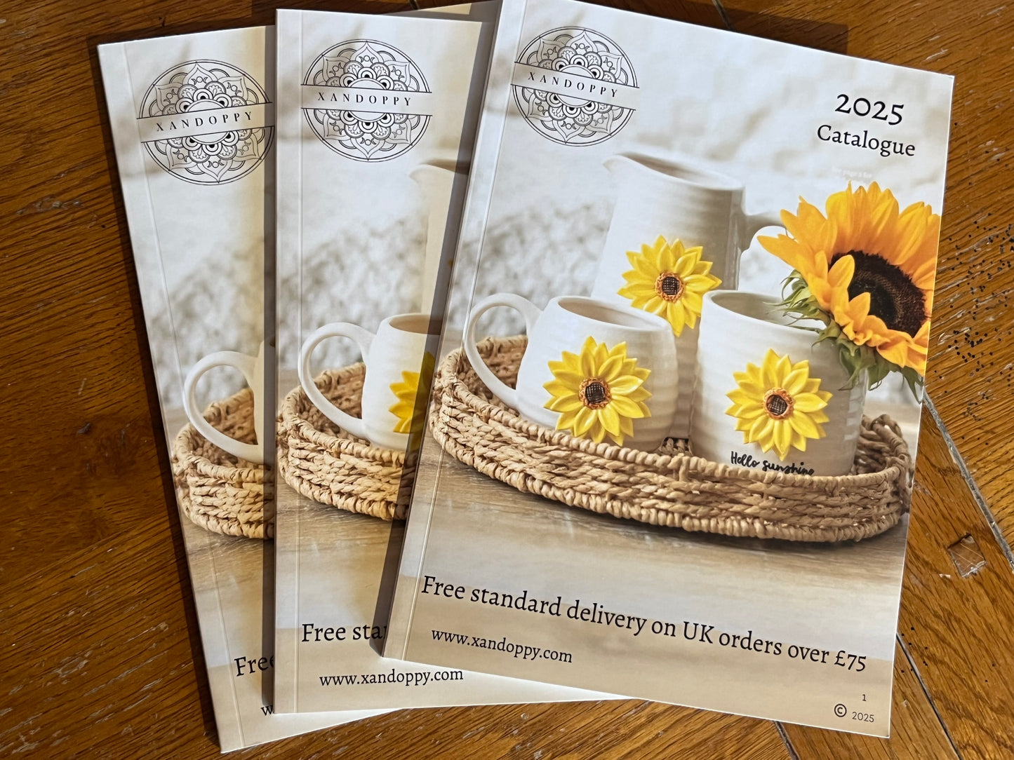 Pack of 3 catalogues