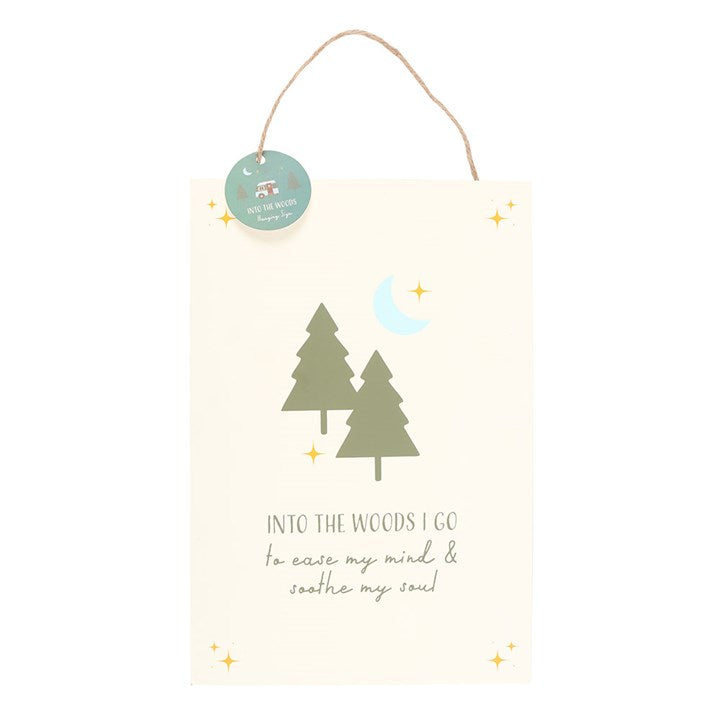 Into The Woods hanging Sign