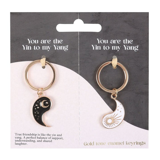 Yin Yang Best Friend Keyrings