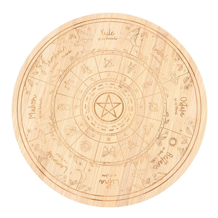 Wheel of the year serving board