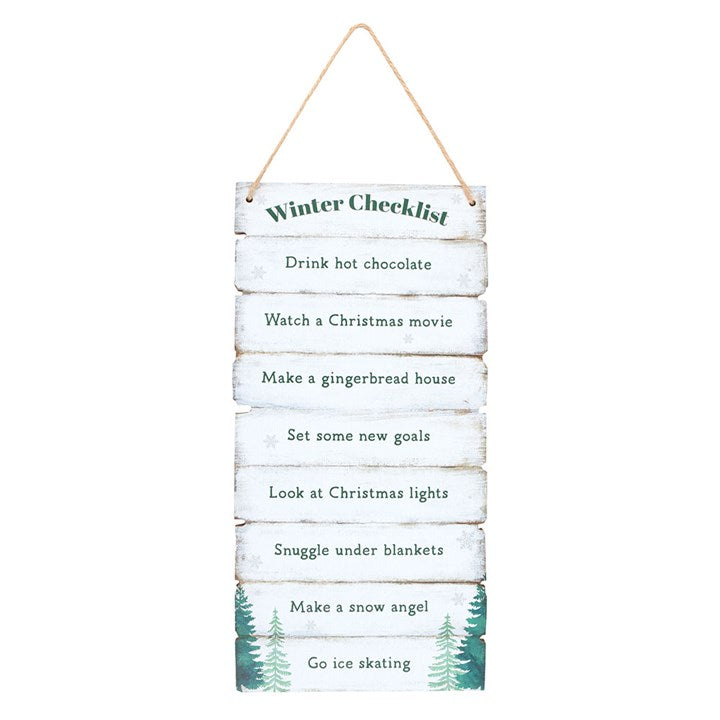 Winter Wonderland Checklist