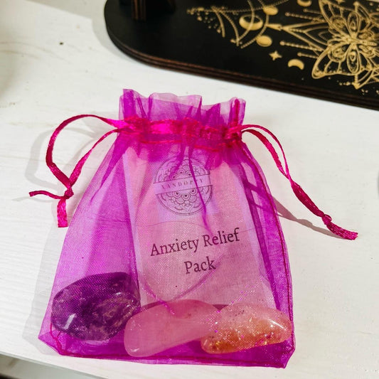 Anxiety relief crystal pack