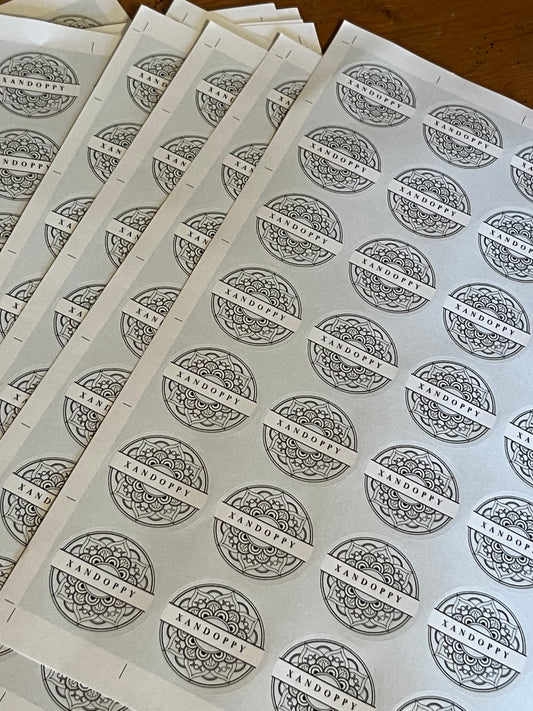 Sheet of Xandoppy Stickers