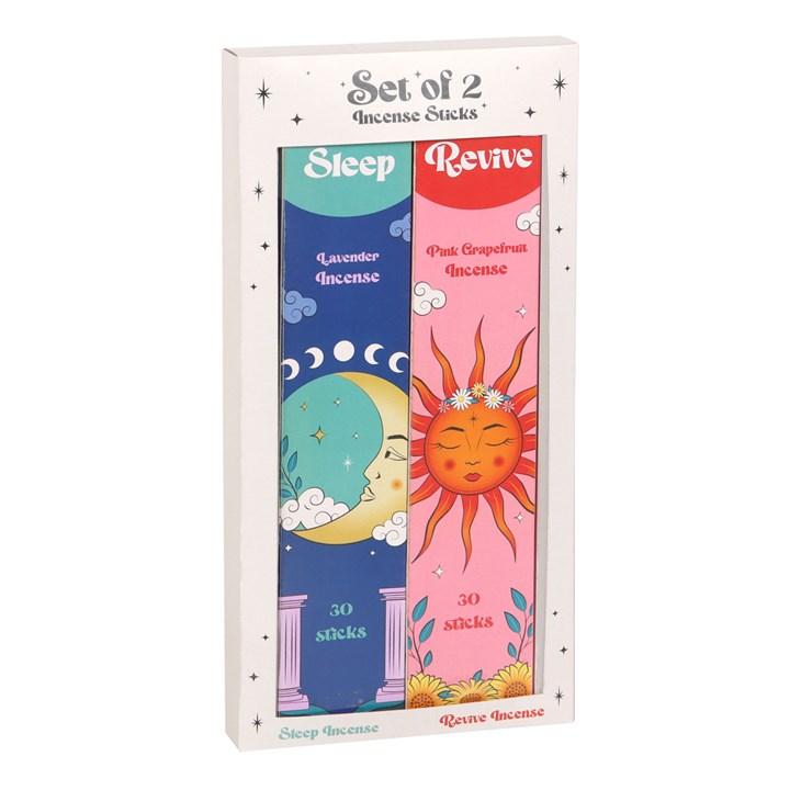 SET OF 2 SLEEP & REVIVE INCENSE STICK SETS