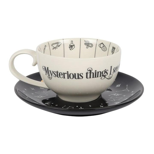 FORTUNE TELLING CERAMIC TEACUP