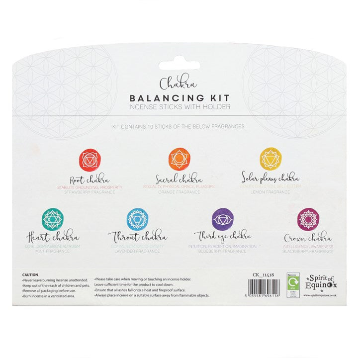 CHAKRA INCENSE BALANCING KIT