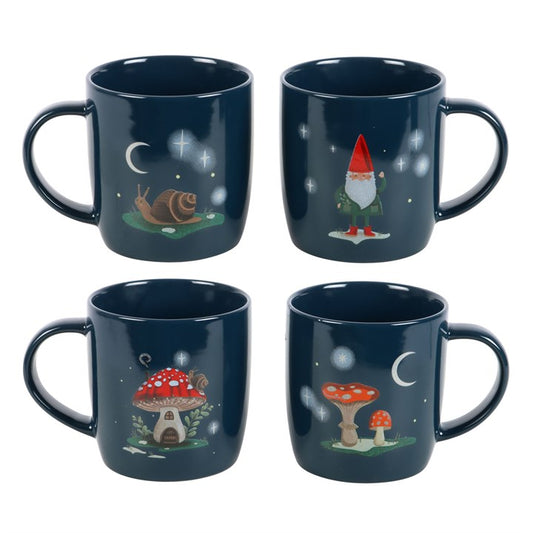 Set of 4 Gnome Sweet Gnome Mug Set