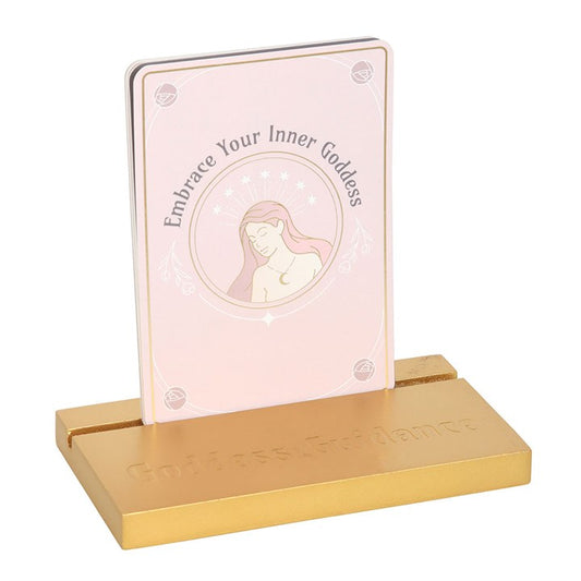 Goddess Energy Affirmation Cards and stand