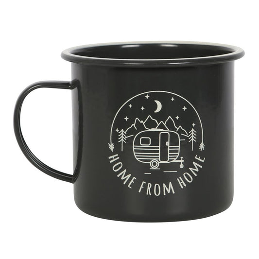 Home From Home Enamel Mug