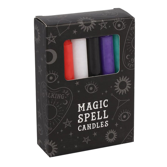 PACK OF 12 MIXED SPELL CANDLES