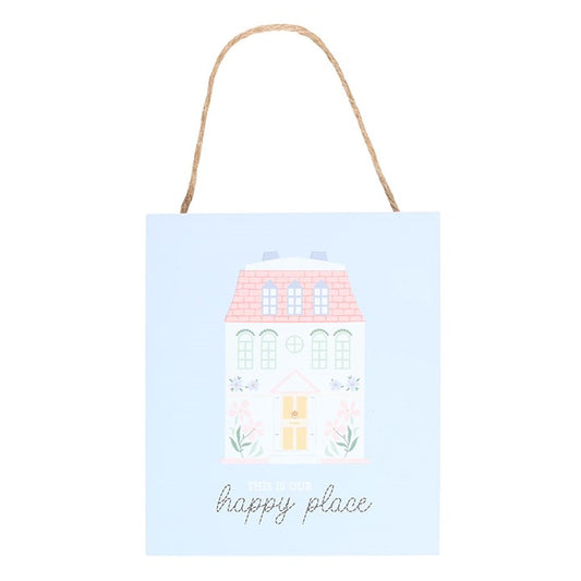This is our happy place sign