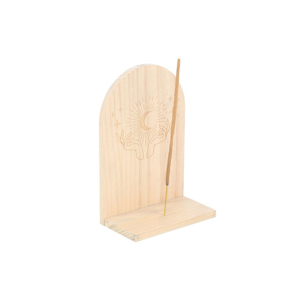 Natural Mystical Hands Incense Holder Shelf