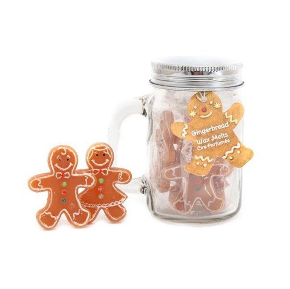 10 Gingerbread Wax Melts in Mason Jar