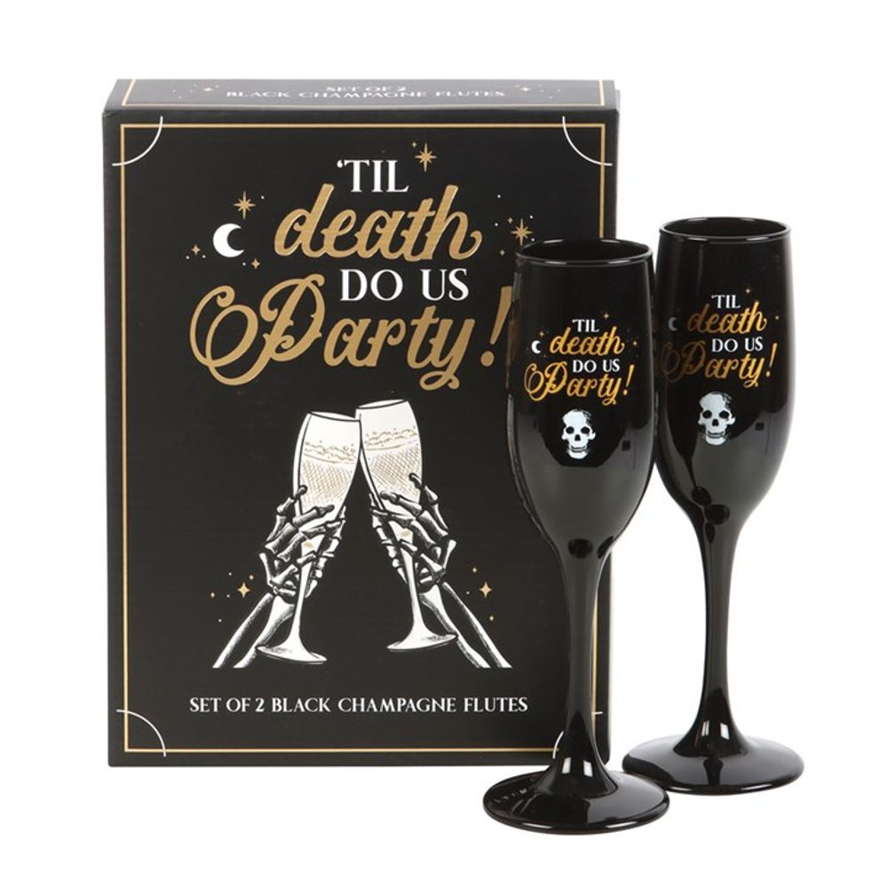 Til Death Do Us Party Champagne Flute Set