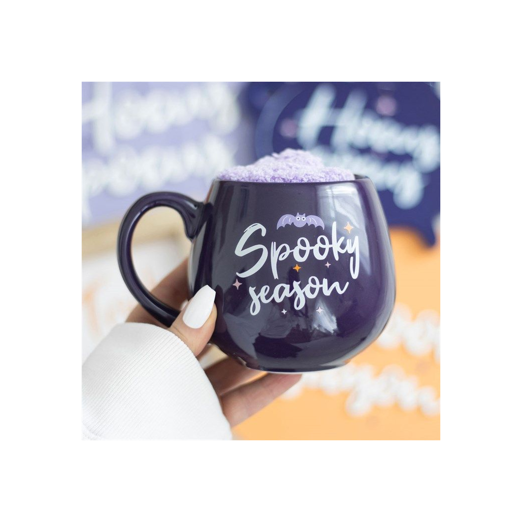 Spooky Season Mug and Socks Set