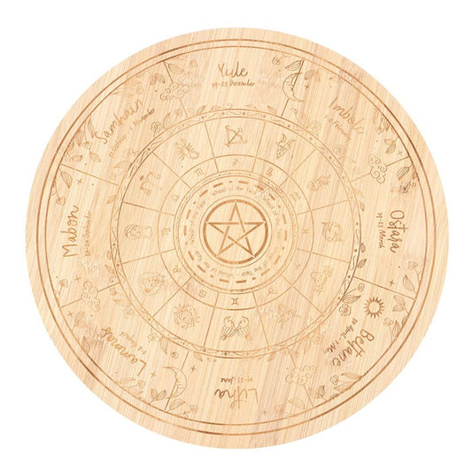 Wheel of the year serving board