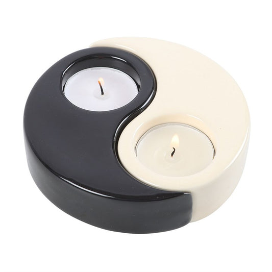 Yin Yang Ceramic Tealight Holder